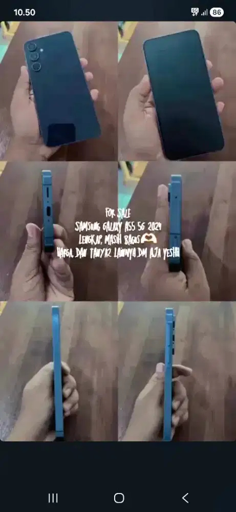 SAMSUNG A55 8+8/128 GB