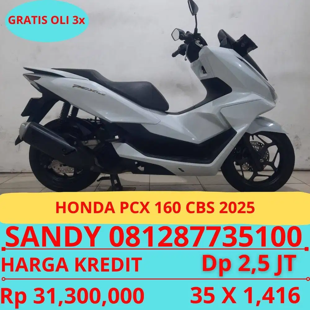 HONDA PCX 160 CBS 2025 DP MURAH 2,5 JT GUYSS