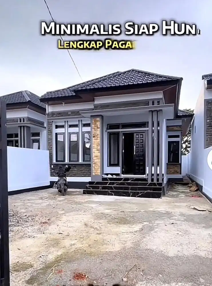 Rumah minimalis type 60 gp lam ara kota madya  dkt jalan utama