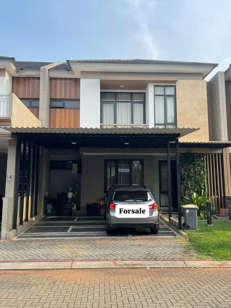 Di jual rumah 2 lantai siap huni di cluster terbaru di kota wisata