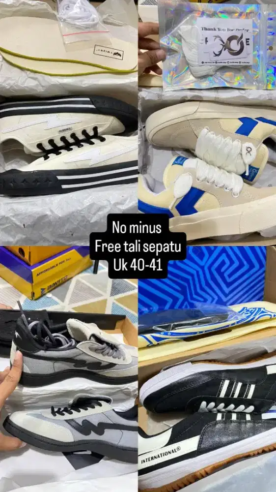 Sepatu kece No minus