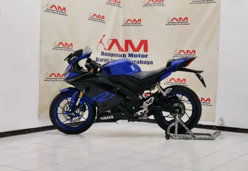 Km 9 ribu Yamaha R15 V3 Tahun 2019 warna Biru