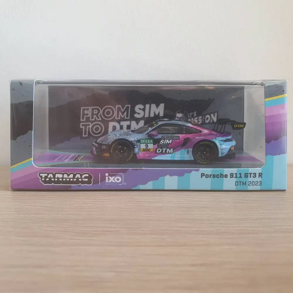 Tarmac Works Porsche 911 GT3 R 1/64 (DTM2023, Tim Heinemann, From Sim)