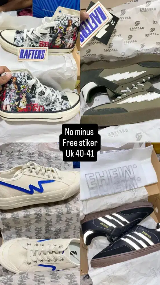 Sepatu kece No minus