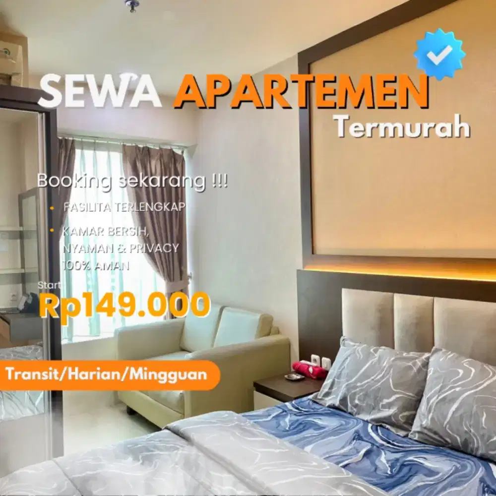 Sewa apartemen Green Pramuka City Termurah