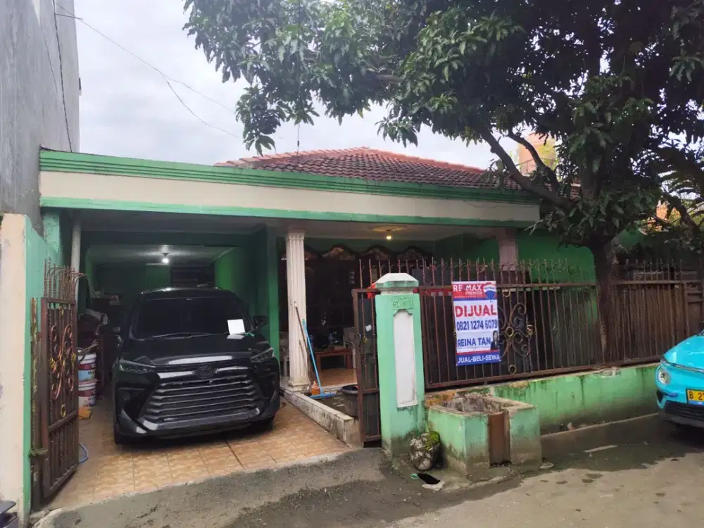 Rumah luas 12x20 type 4KT Komplek PTB Duren Sawit Jakarta Timur