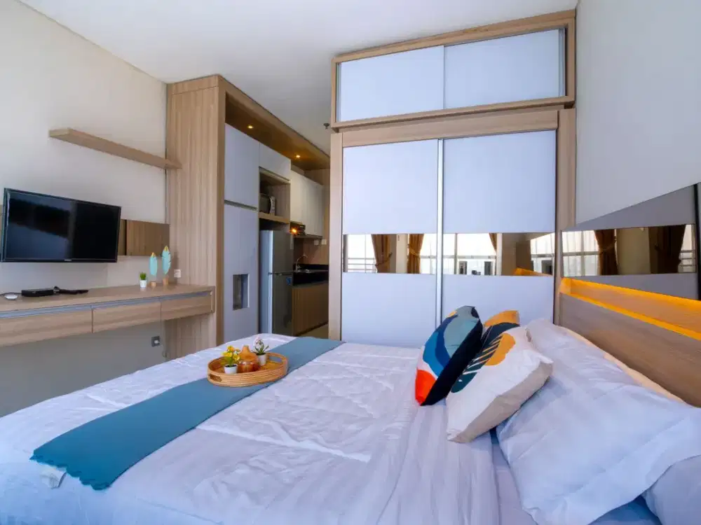 Apartemen GP Plaza Type Studio, Disewa Bulanan Fully Furnished - Lokasi Dekat Senayan, Akses Toll Bandra Soekarno Hatta, RS Dharmais, Gatsu