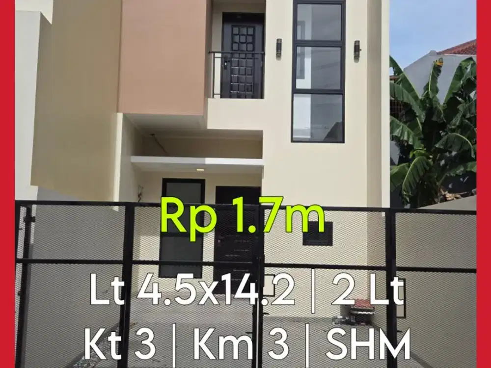 Wilson Rumah baru hadap timur di metland puri