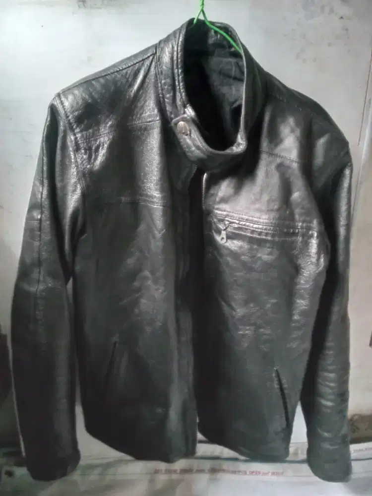 Jaket kulit asli size M