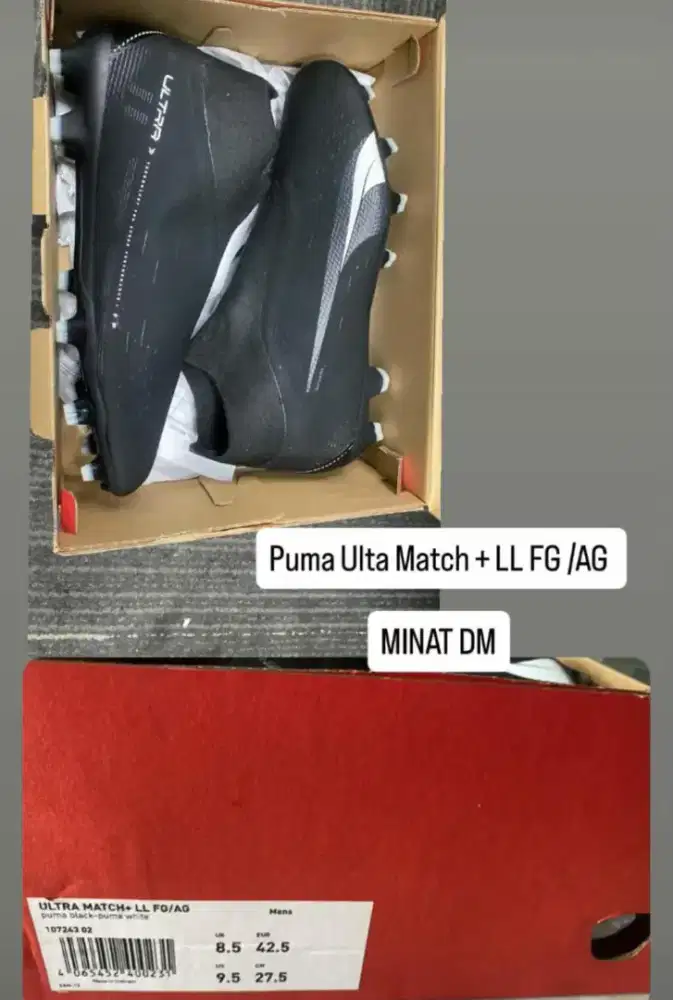 Sepatu bola puma