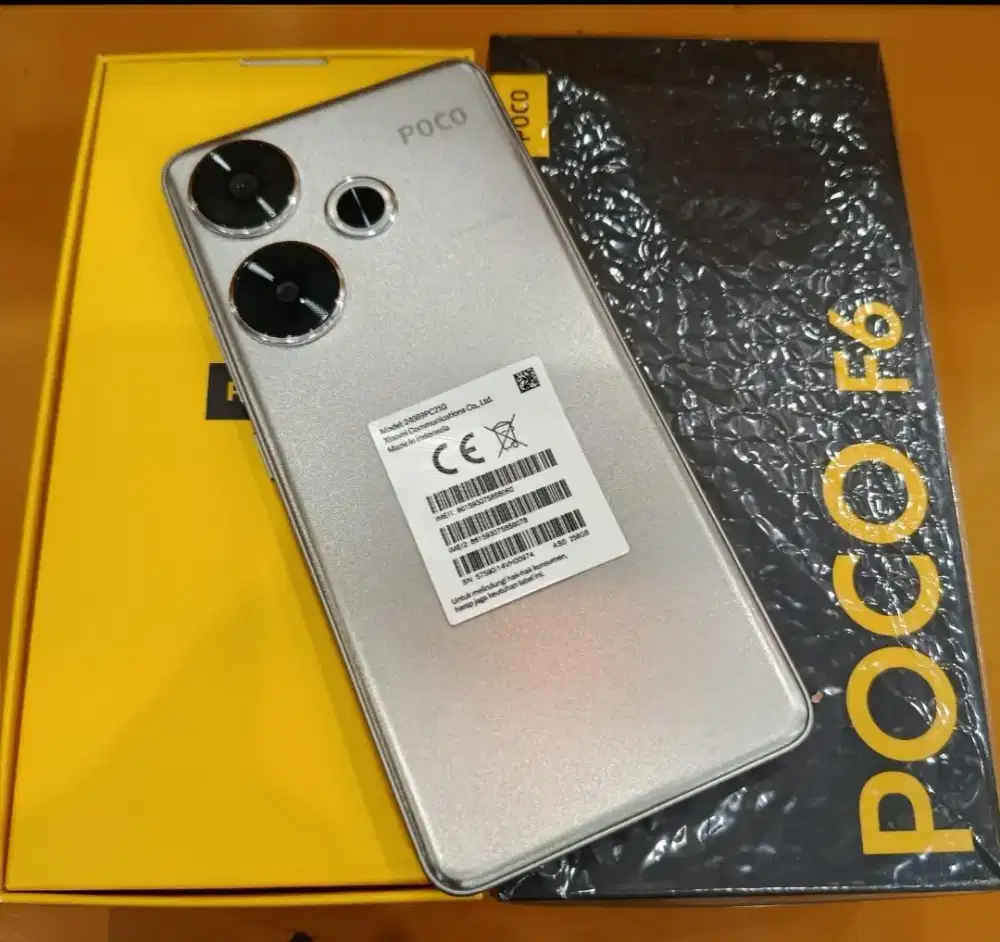 Murah hp Poco F6 5G 12/512 grs resmi mulus, bs TT