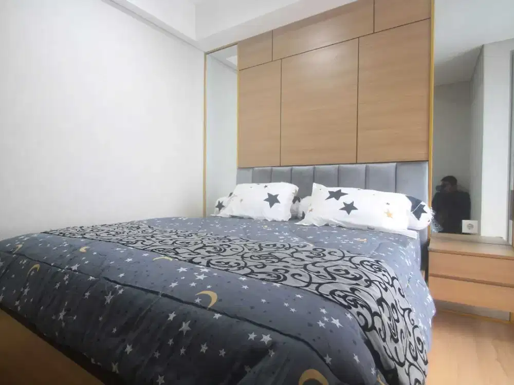 Apartemen gold coast pik 1 bedroom siap huni full furnished