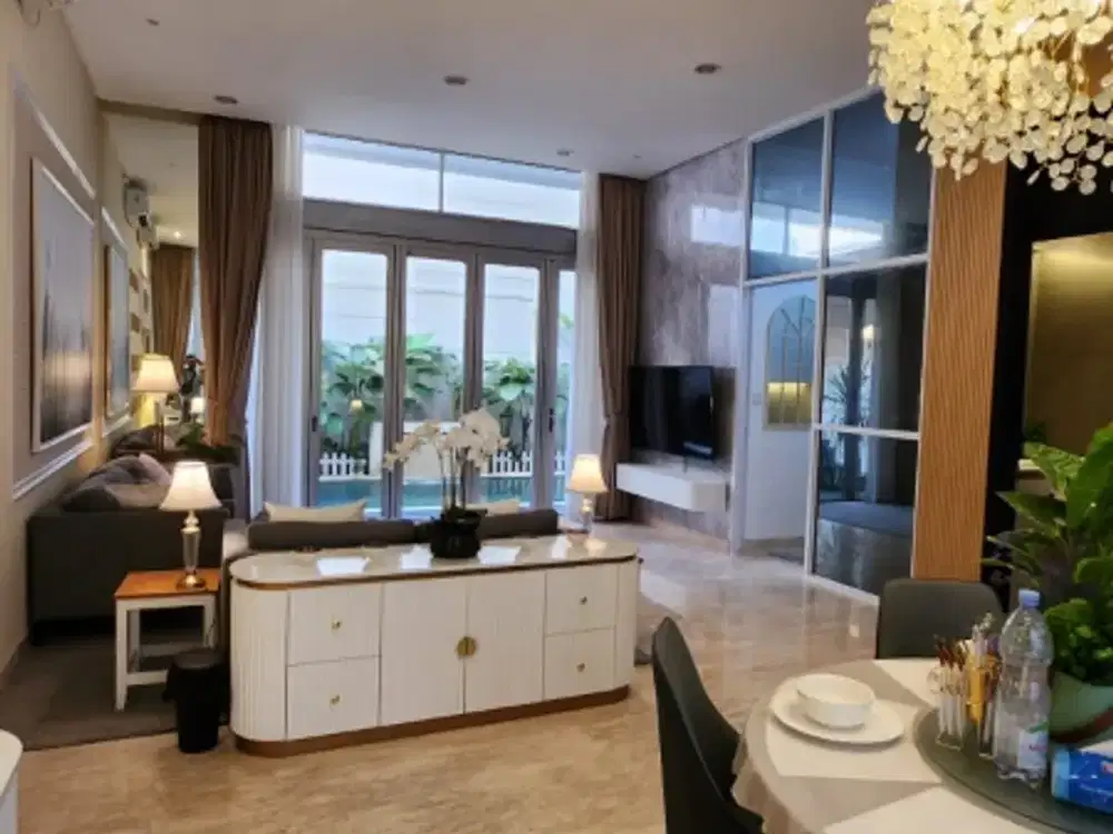 Rumah mewah pik full furnish lengkap harga terbaik