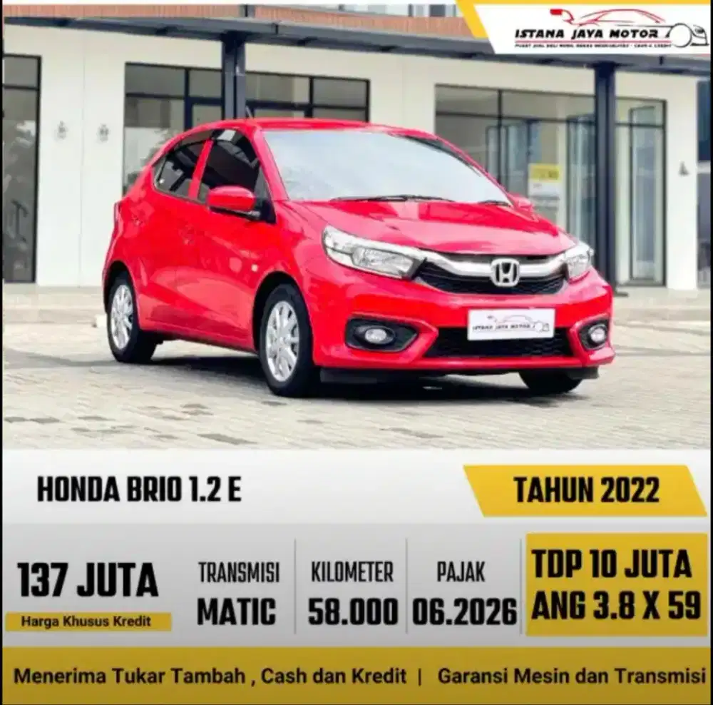 Honda Brio E AT 2022