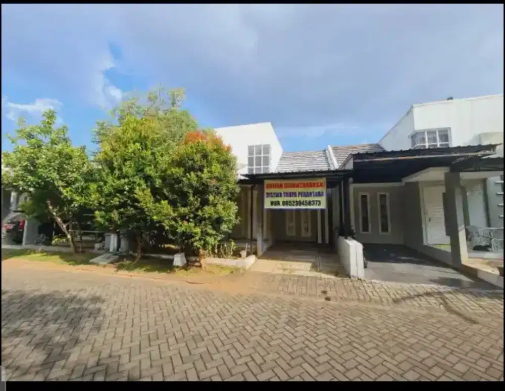 Disewakan/dikontrakan per tahun Rumah