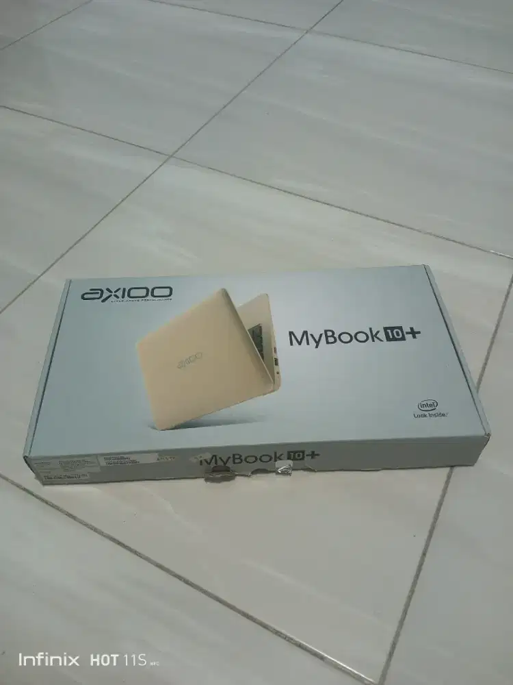 Notebook : Axioo MyBook 10+ (Celeron N3350, 3GB, 500GB, Win 10)
