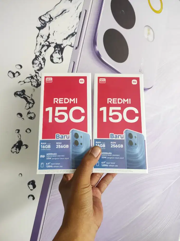 Berminat silahkan WA Xiaomi Redmi 15C NFC 8+8/256 Garansi resmi 1thn