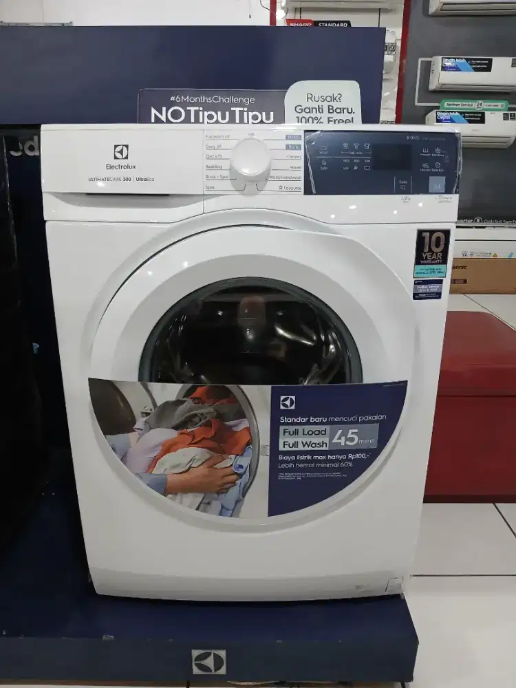 PROMO CICILAN 0% ELECTROLUX WASHING MACHINE FRONT LOADING 8KG