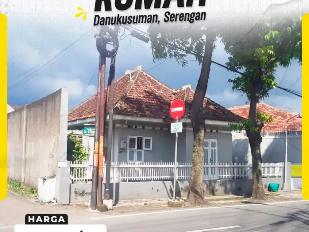 Rumah Di Jl Pattimura Solo Tanah Luas Siap Pakai Disewakan Harga Murah