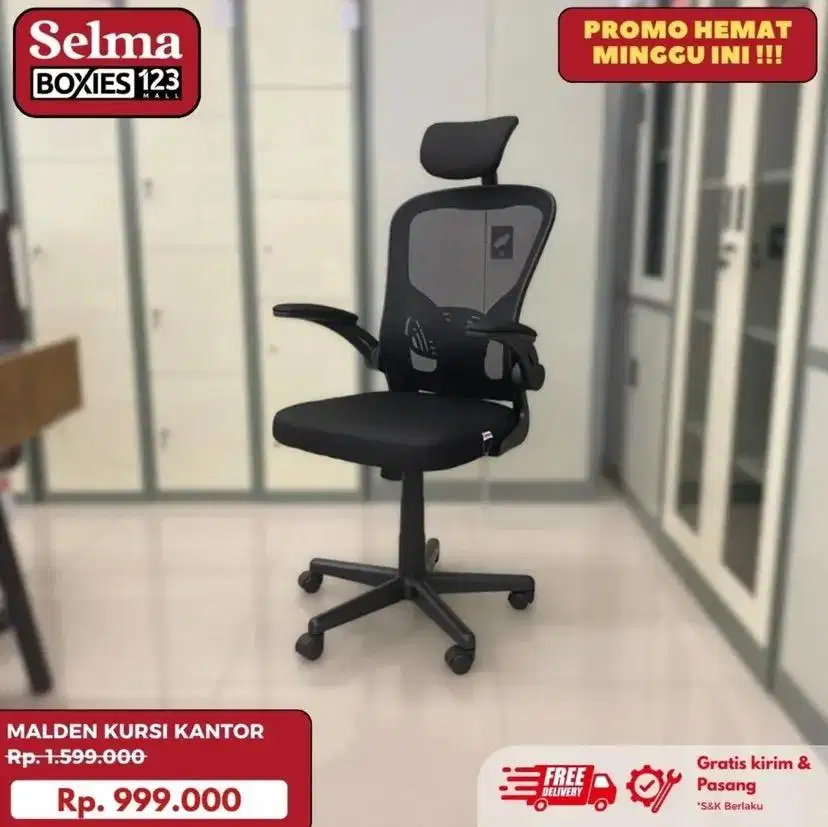 Kursi kantor selma promo murah
