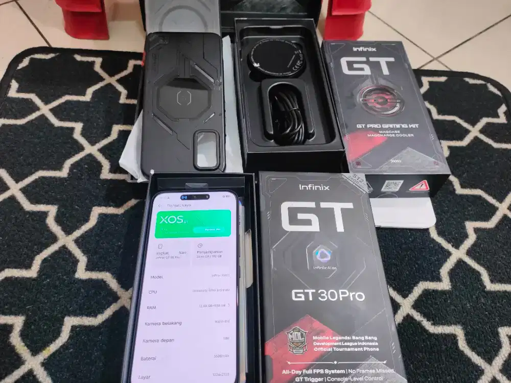Infinix GT 30 pro RAM 12+12/512 fullset