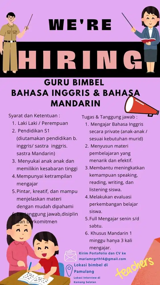 GURU BIMBEL B INGGRIS DAN MANDARIN