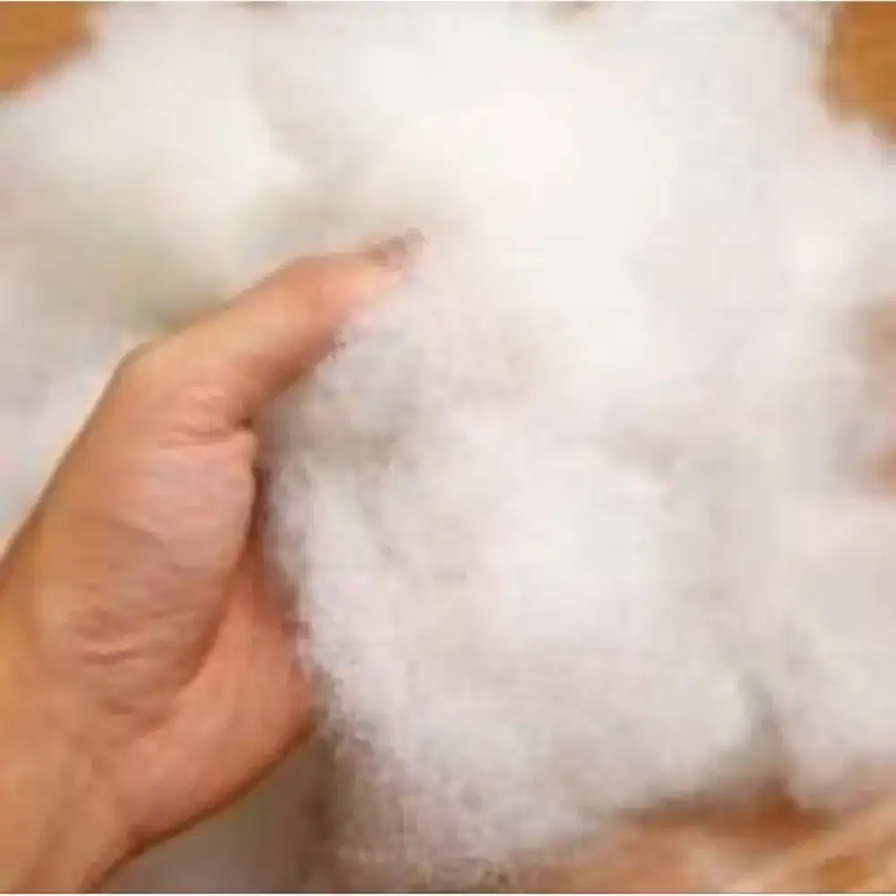 Kapas silikon dakron isian bantal 1 kg grade Aa