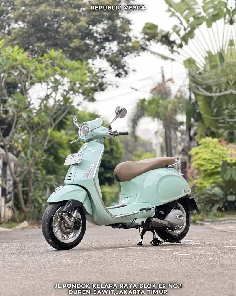 DIJUAL CEPAT  PIAGGIO VESPA PRIMAVERA 150 IGET ABS TH 2022 GREEN RELAX