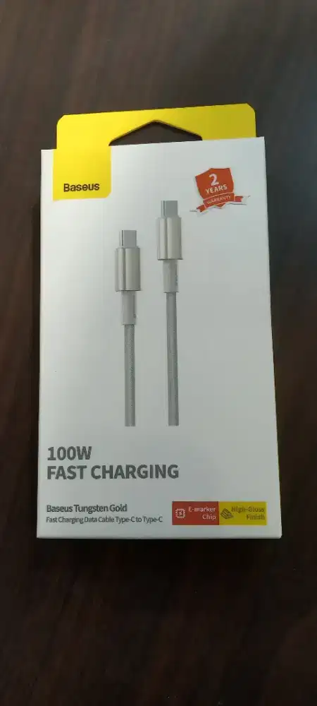 Baseus Tungsten Gold USB‑C ke USB‑C