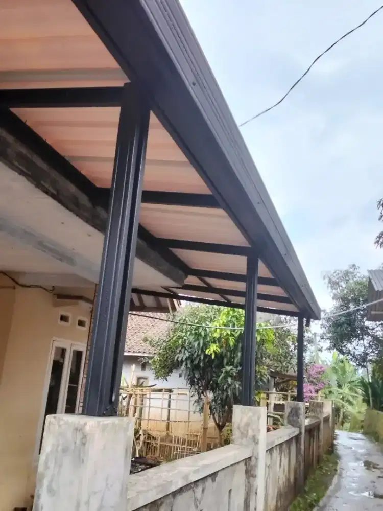 KANOPI CANOPY, TRALIS, RAILING, TANGGA, PAGAR, ATAP BAJA, KITCHEN SET