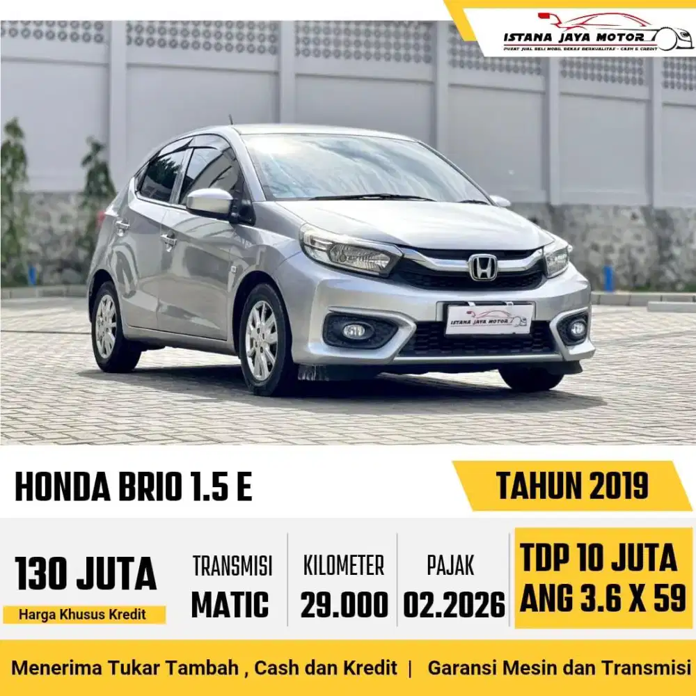 Honda Brio E AT 2019