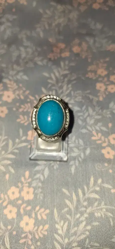 Batu bacan doko alpaka ring