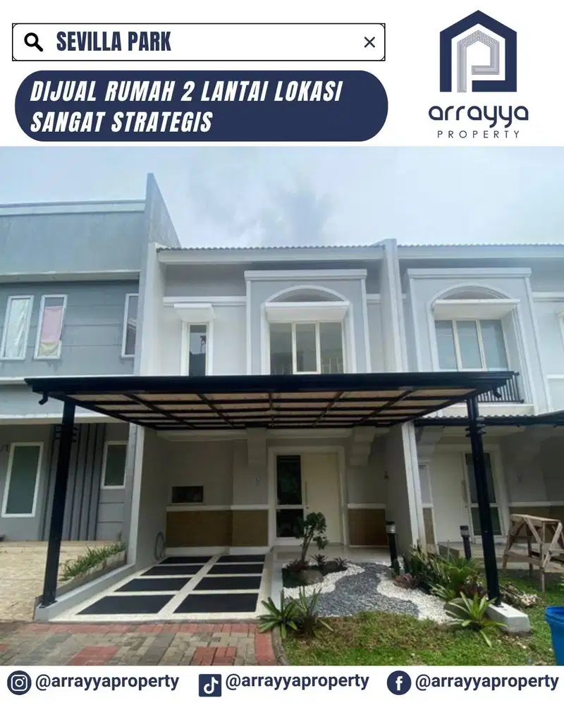 UNIT CANTIK SEVILLA PARK BSD!! RAPI DAN SUPER STRATEGIS HRB204