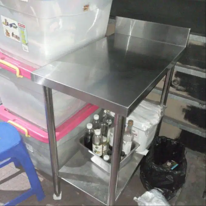 Meja Dapur Stainless Steel 45x75x87 cm