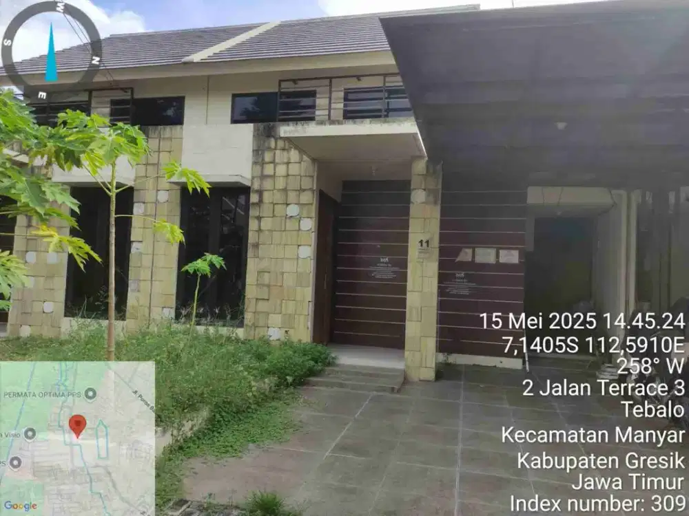 DI JUAL RUMAH 
PERUM PERMATA TERRACE 1 NO 11
KEL. : BANJARSARI
KEC. : MANYAR
KAB  : GRESIK