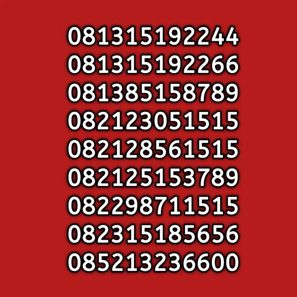 nomor cantik telkomsel simpati as