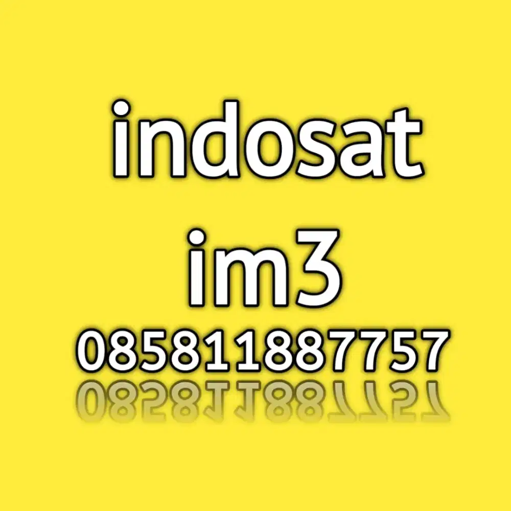 nomor cantik indosat im3
