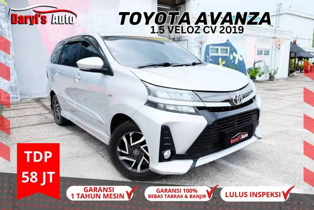 2019 TOYOTA AVANZA VELOZ 1.5 AT TDP 58jt