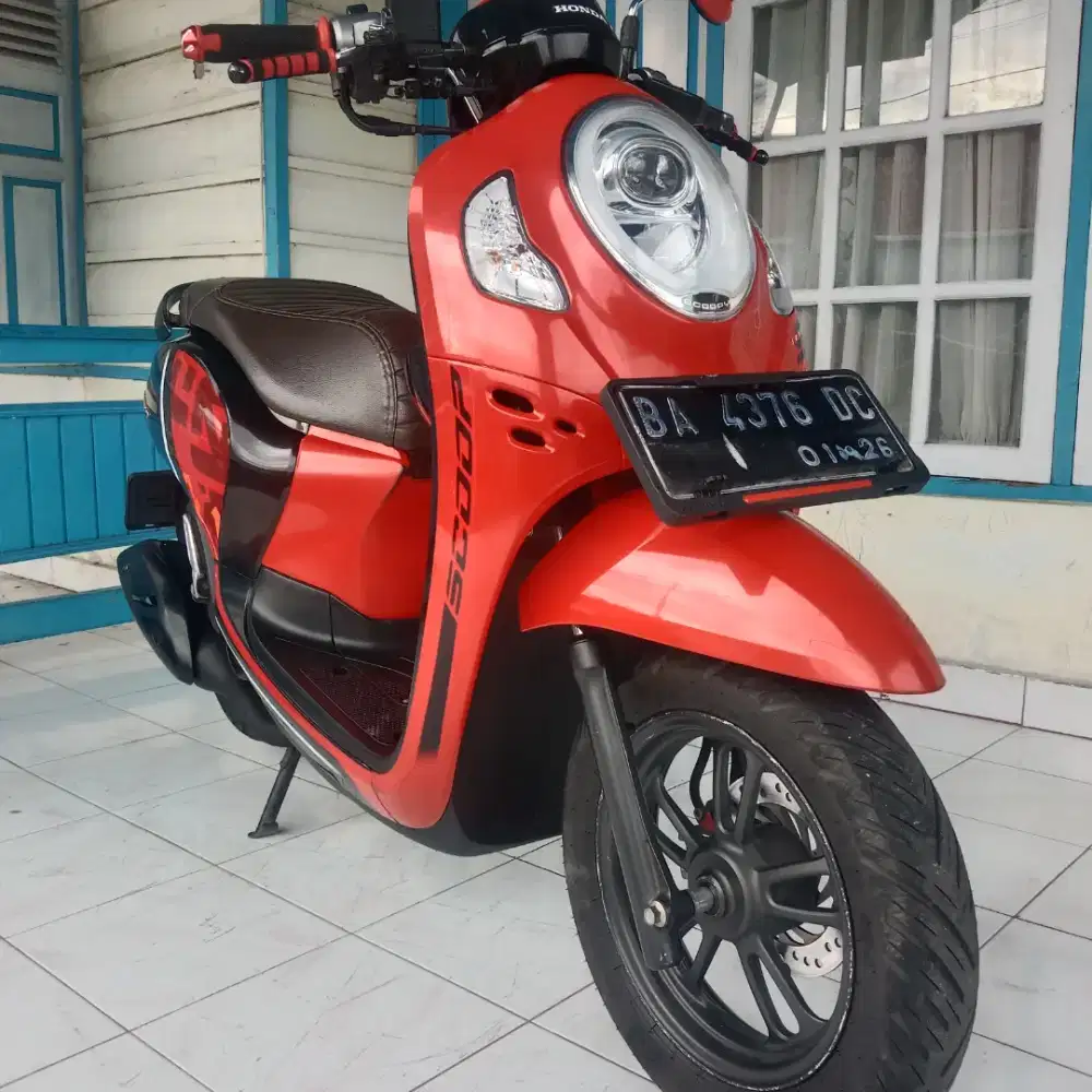 scoopy, mesin segel belum pernah bongkar