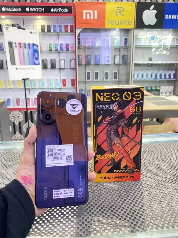 NUBIA NEO 3 5G 12/256Gb FULLSET, GARANSI RESMI/INDONESIA 9 BULAN