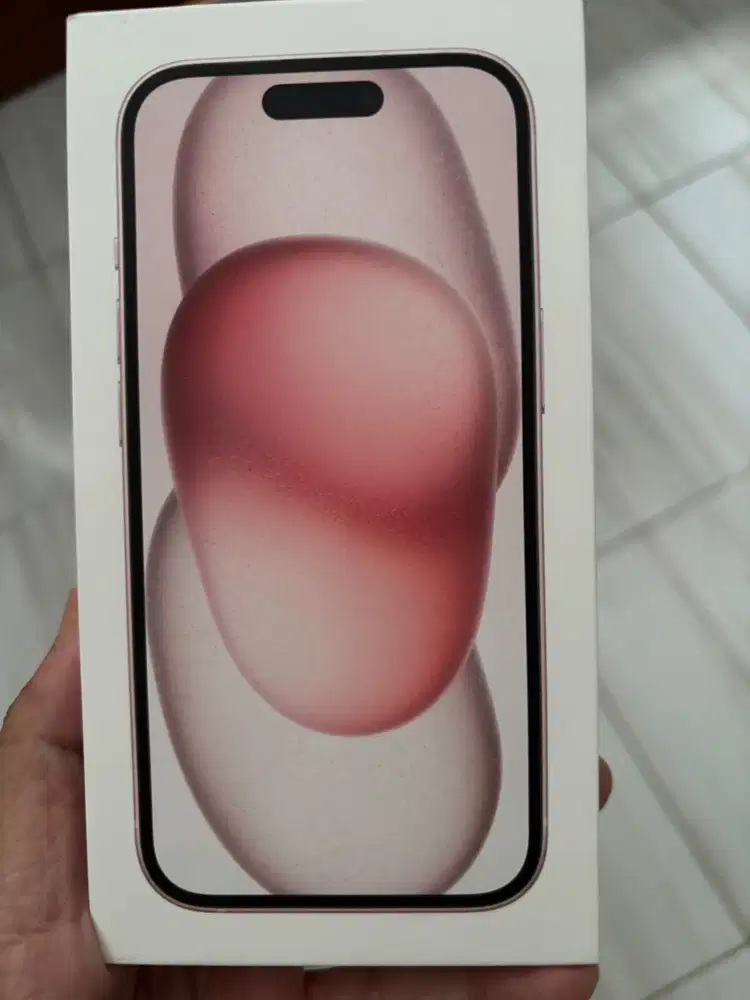 Di jual iphone 15 ex ibox 128 gb warna pink