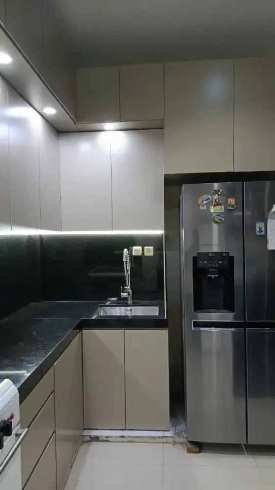 Kitchenset aluminium double layer