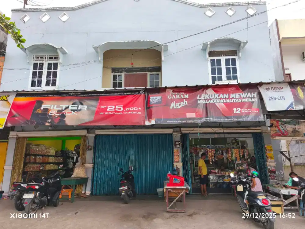 Dijual cepat Ruko 3 pintu beserta kosan 22 pintu, lokasi strategis