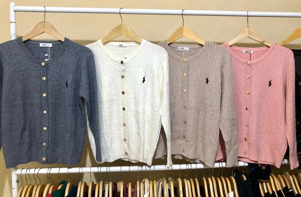 Cardigan POLO BARU nyaman dipakai bahan lembut