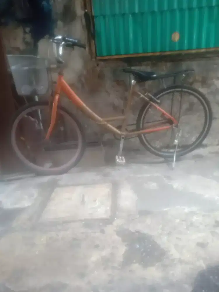 Sepeda keranjang dewasa siap gowes