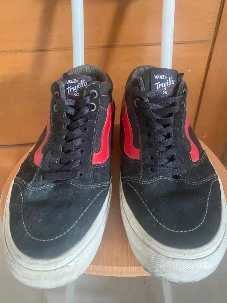 Sepatu RARE Vans Trujillo SG Pro Shoes Red Stripe