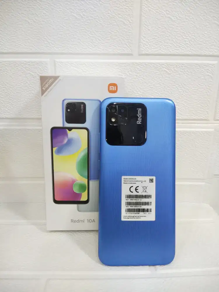 Redmi 10a 4/64 segel full set grs resmi