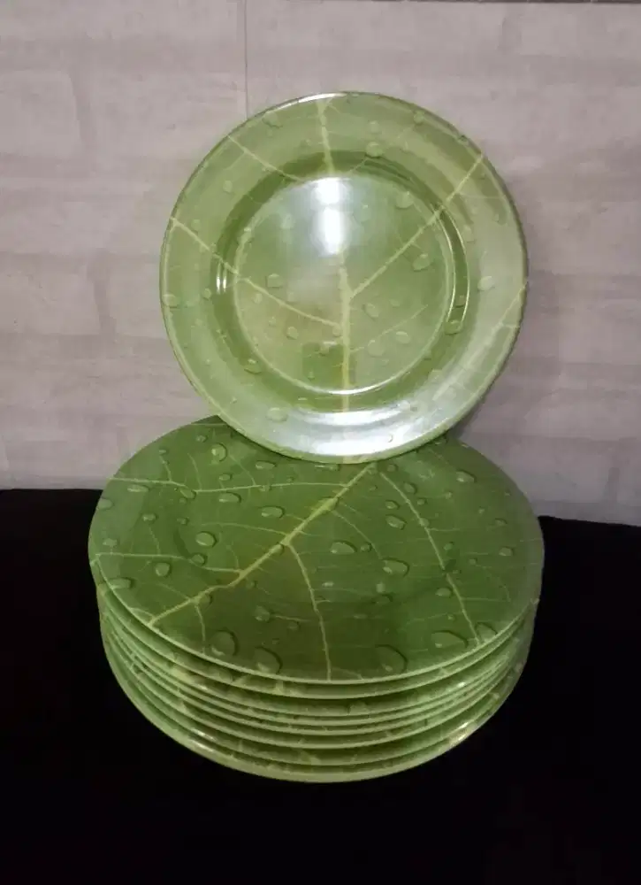 Piring Melamin Motif Daun