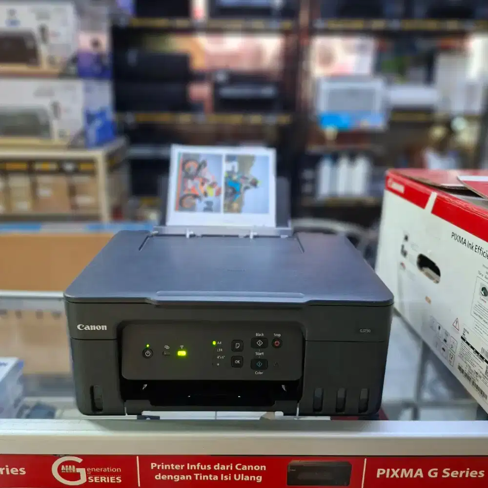 Printer Canon G3730 wifi print scan copy bergaransi