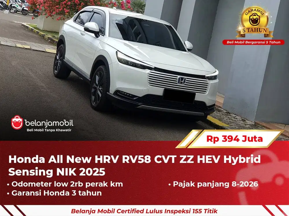 [ GARANSI 5TH ] Honda HRV HR-V HR V RV58 CVT ZZ HEV Hybrid 2025/2024
